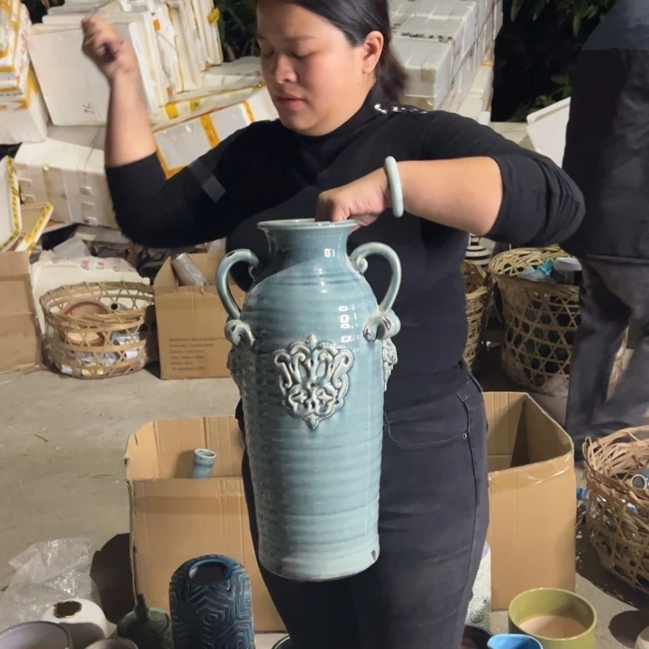 瓶高度44厘米口径11厘米微瑕捡漏