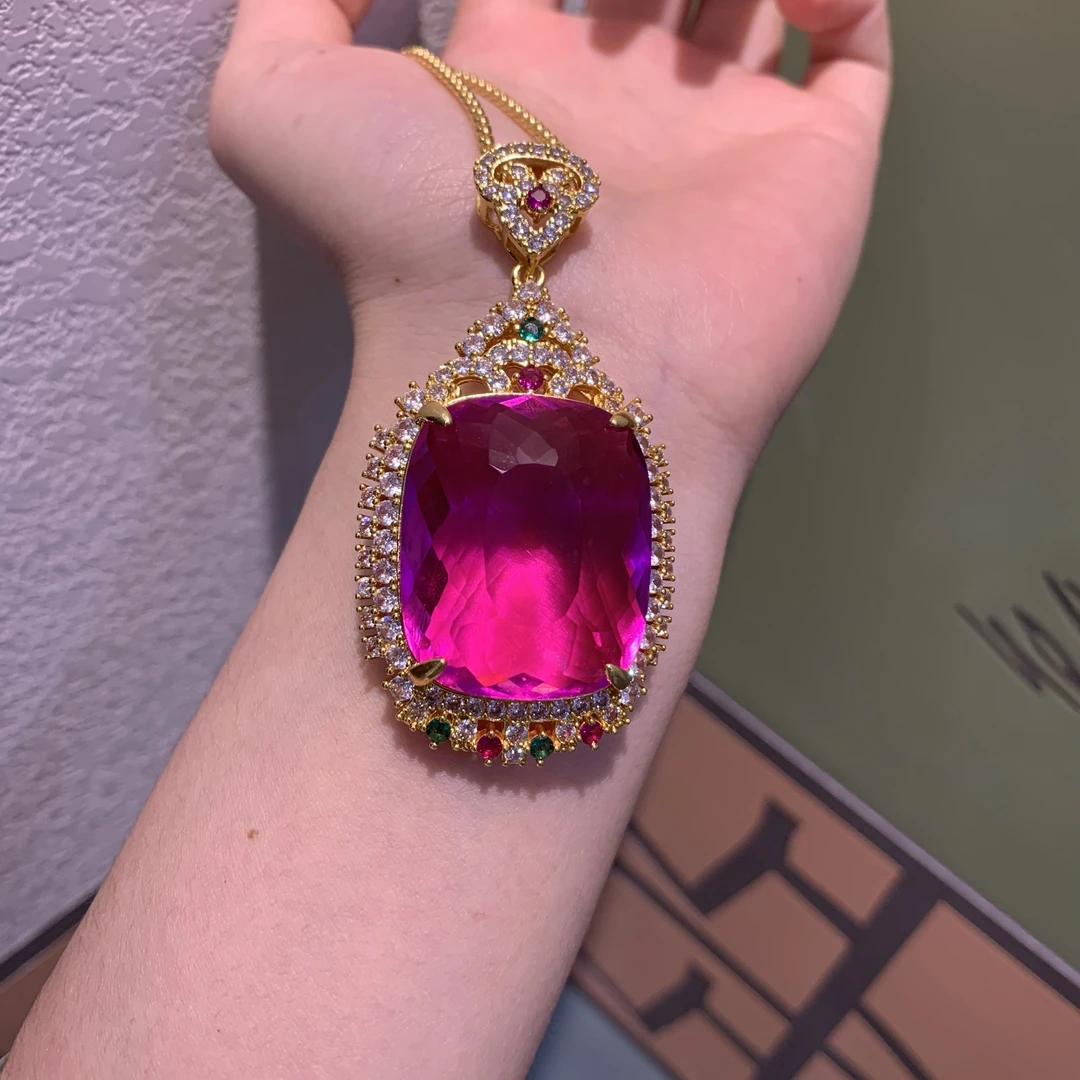 （因音） 时尚精美多彩吊坠23595