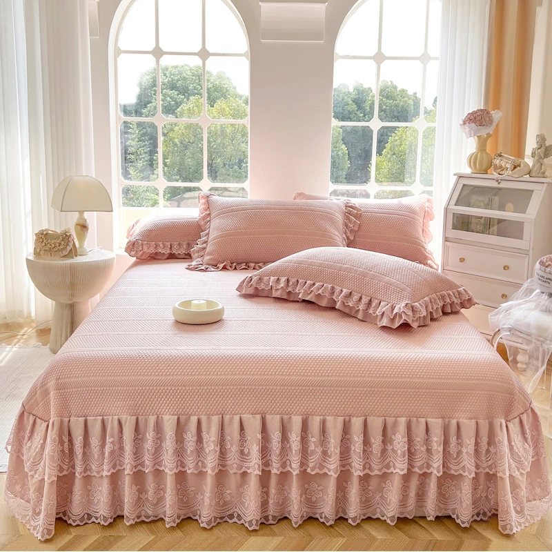 【A类品质】夏天专用冰豆豆软凉席三件套乙纶舒适清凉空调席可机洗