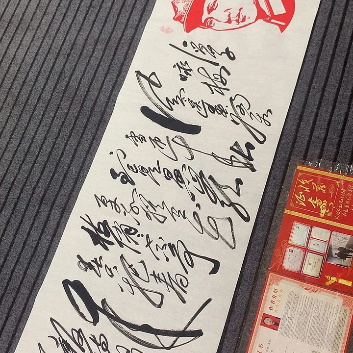 书法冯伟老师咏梅50