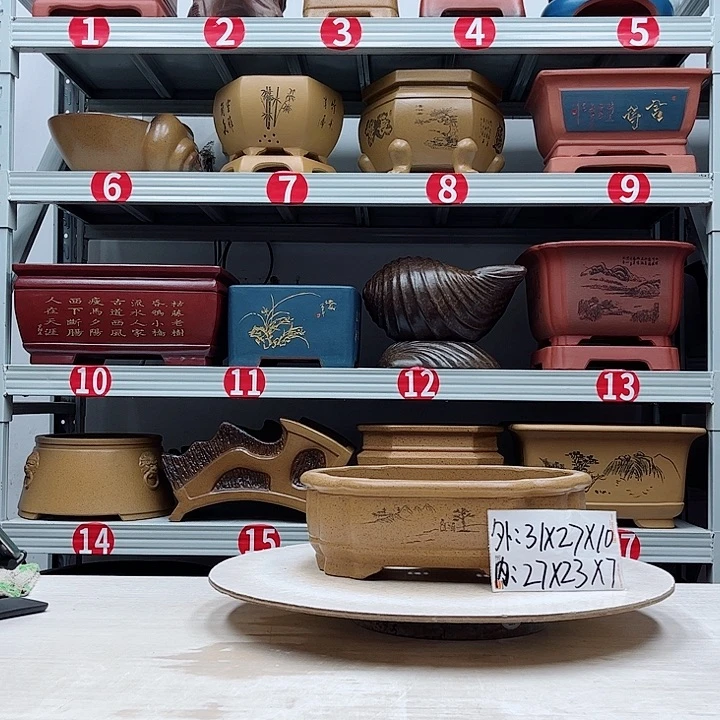 紫砂花盆紫砂花盆