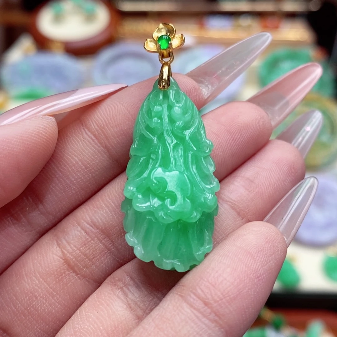 颈饰未镶嵌翡翠翡翠吊坠