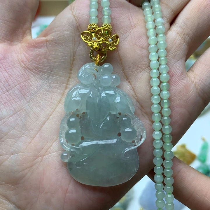 颈饰未镶嵌翡翠翡翠