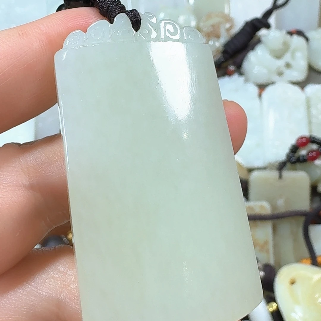 未镶嵌和田玉挂件明**性