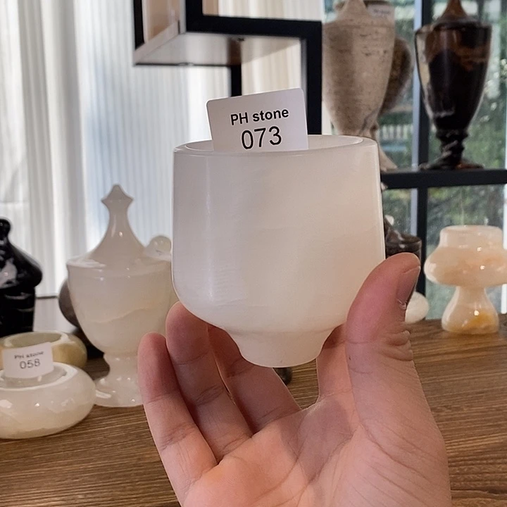 石材073白冰小杯杯 福利