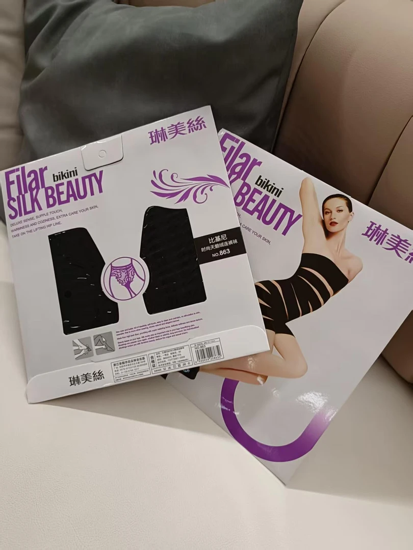 高弹力显瘦苗条裤袜