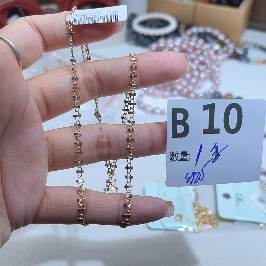 水晶珠宝半成品银S925镶嵌B10。