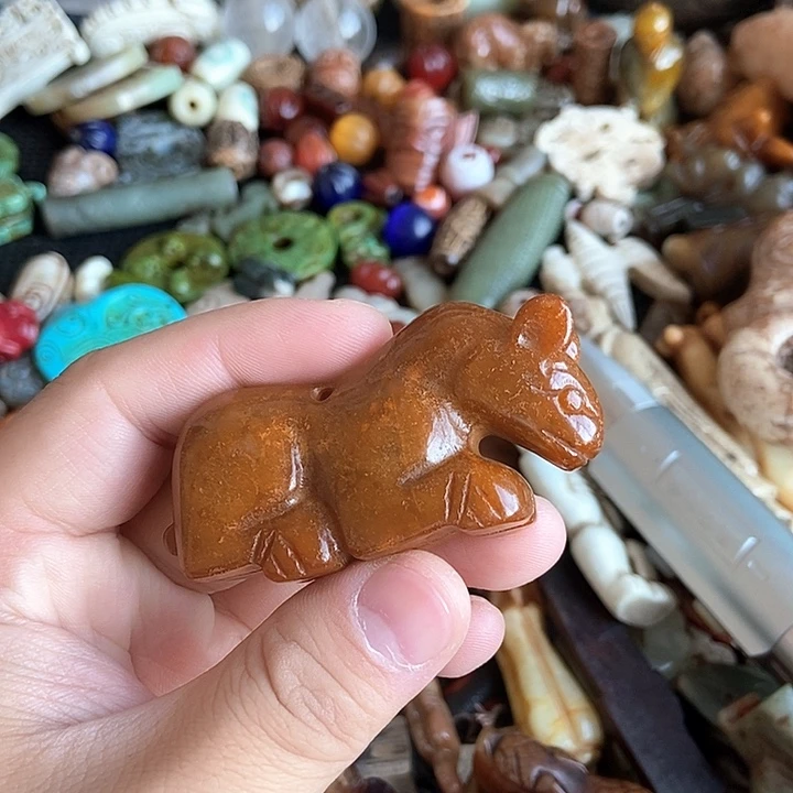 和田玉未镶嵌颈饰17