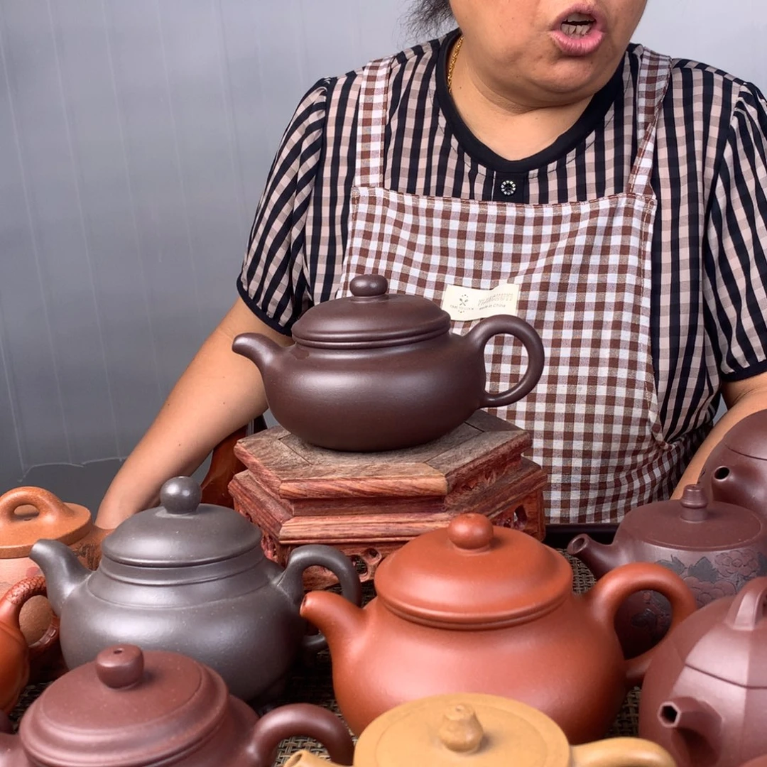 北***影茶壶紫砂宜兴紫砂壶茶壶原矿紫砂壶