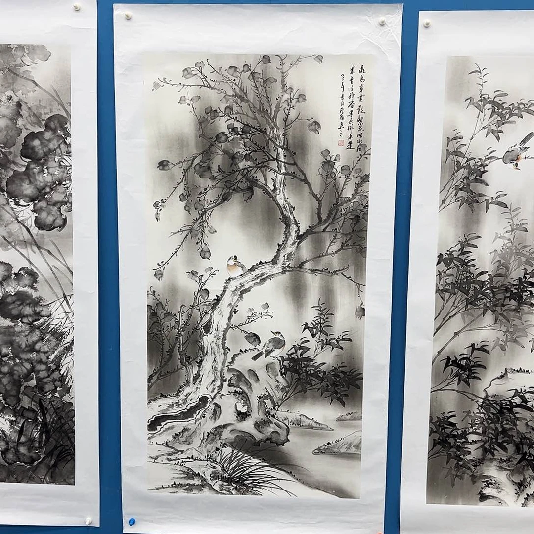 国画熠**辉纯手绘作品欣赏图