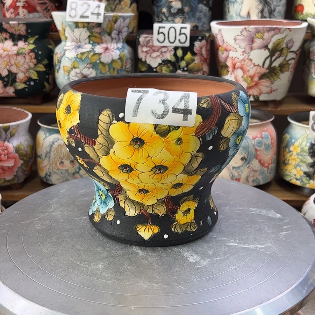 景德镇炫彩手绘口14