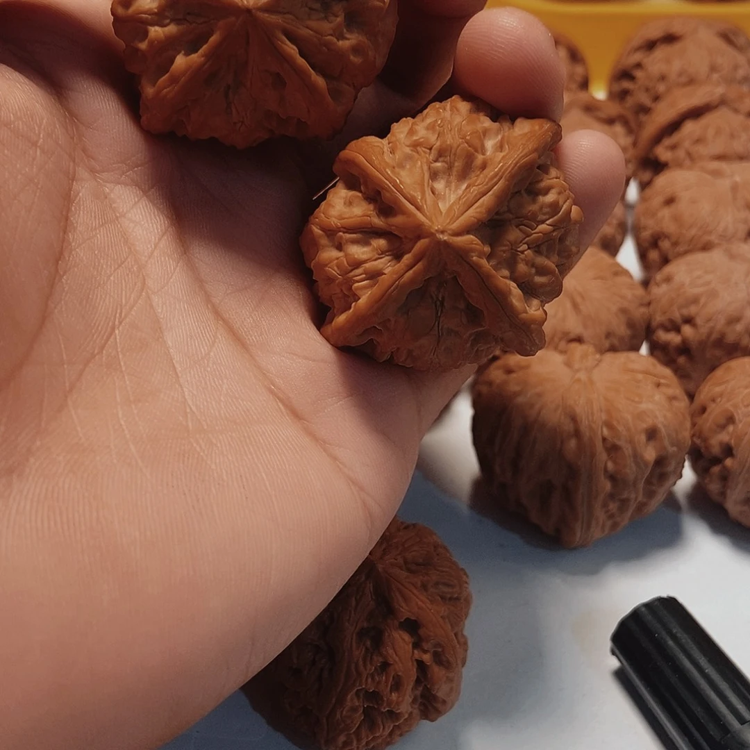 吊坠文玩核桃明*玉玺四棱。2号