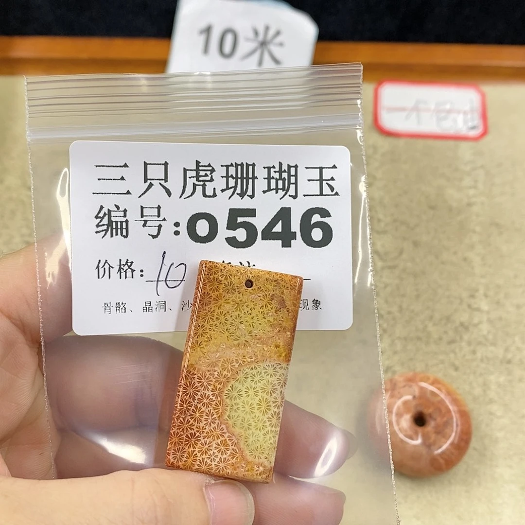 硅化珊瑚（珊瑚玉）1未镶嵌彼****.