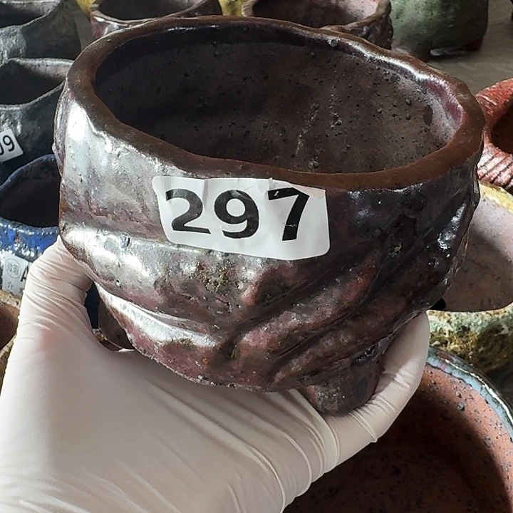 内口10高9粗陶手工