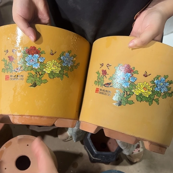 紫砂花盆口径20 17