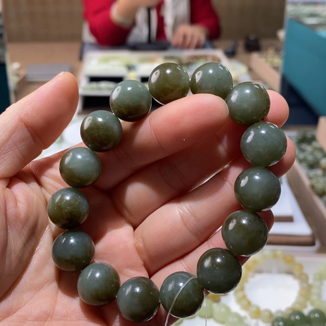 和田玉未镶嵌手链314