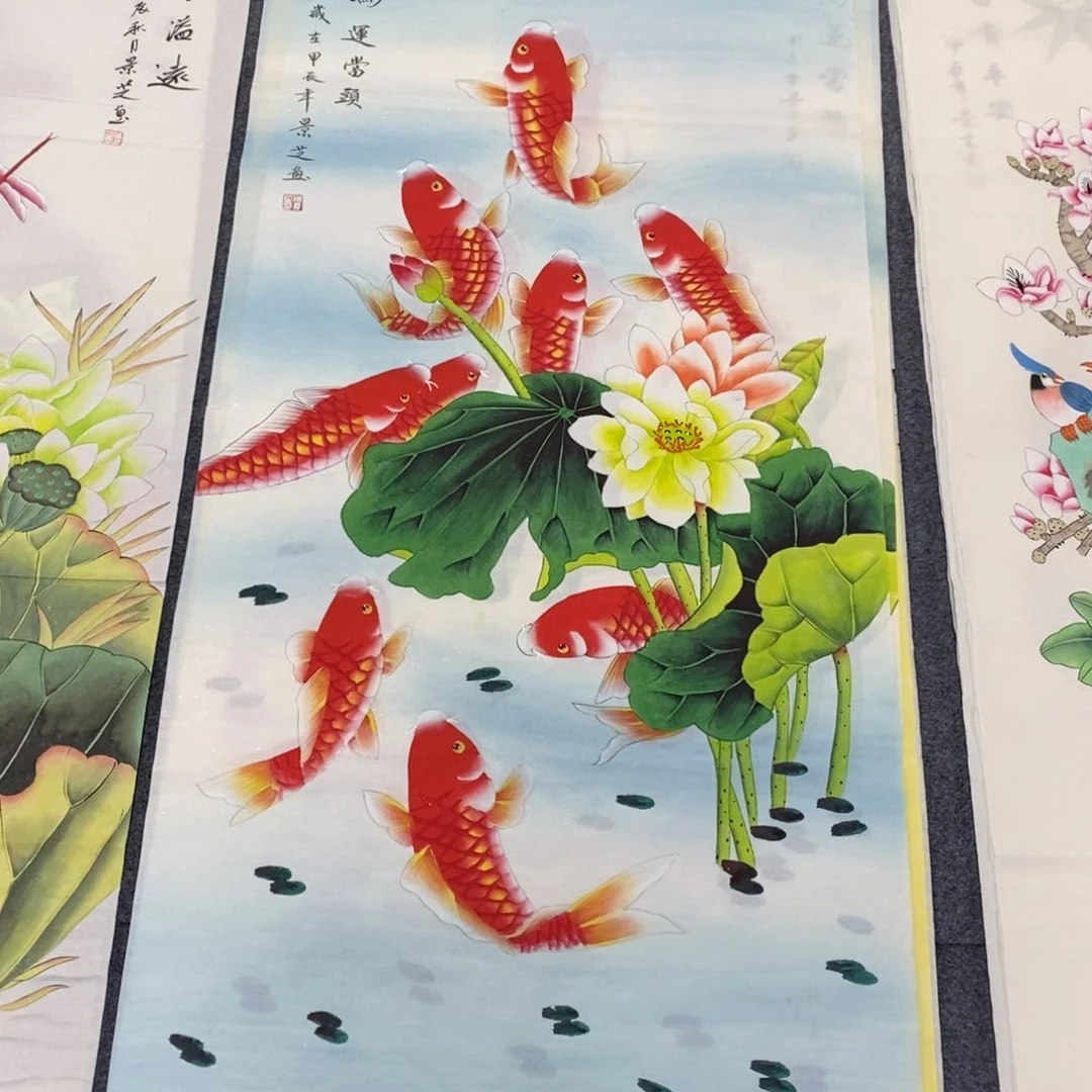 国画140✖️70手绘画画画画画画