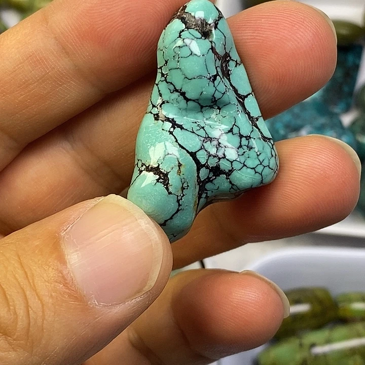 未镶嵌高瓷绿网花随行