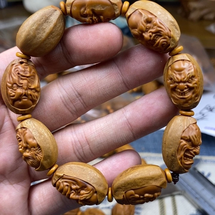橄榄核手串/手链橄榄核雕工艺手串