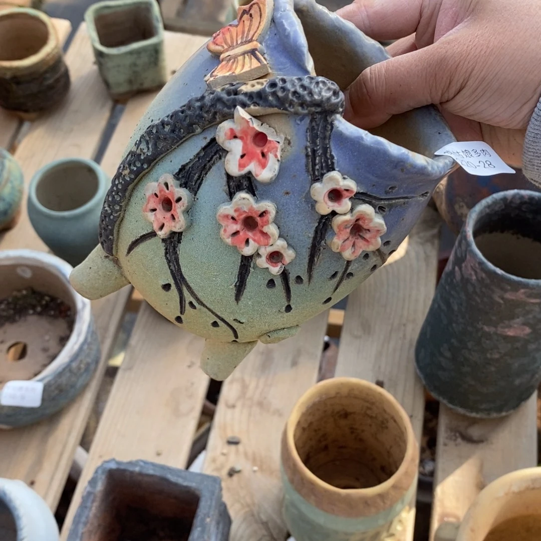 红陶木*家28号多肉盆瑕疵瑕疵