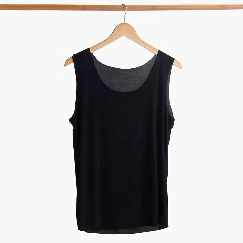 5101男士莫代尔凉凉无痕无袖背心T恤