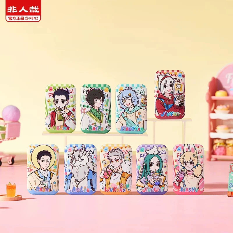 非人哉半糖微甜系列马口铁徽章盲盒