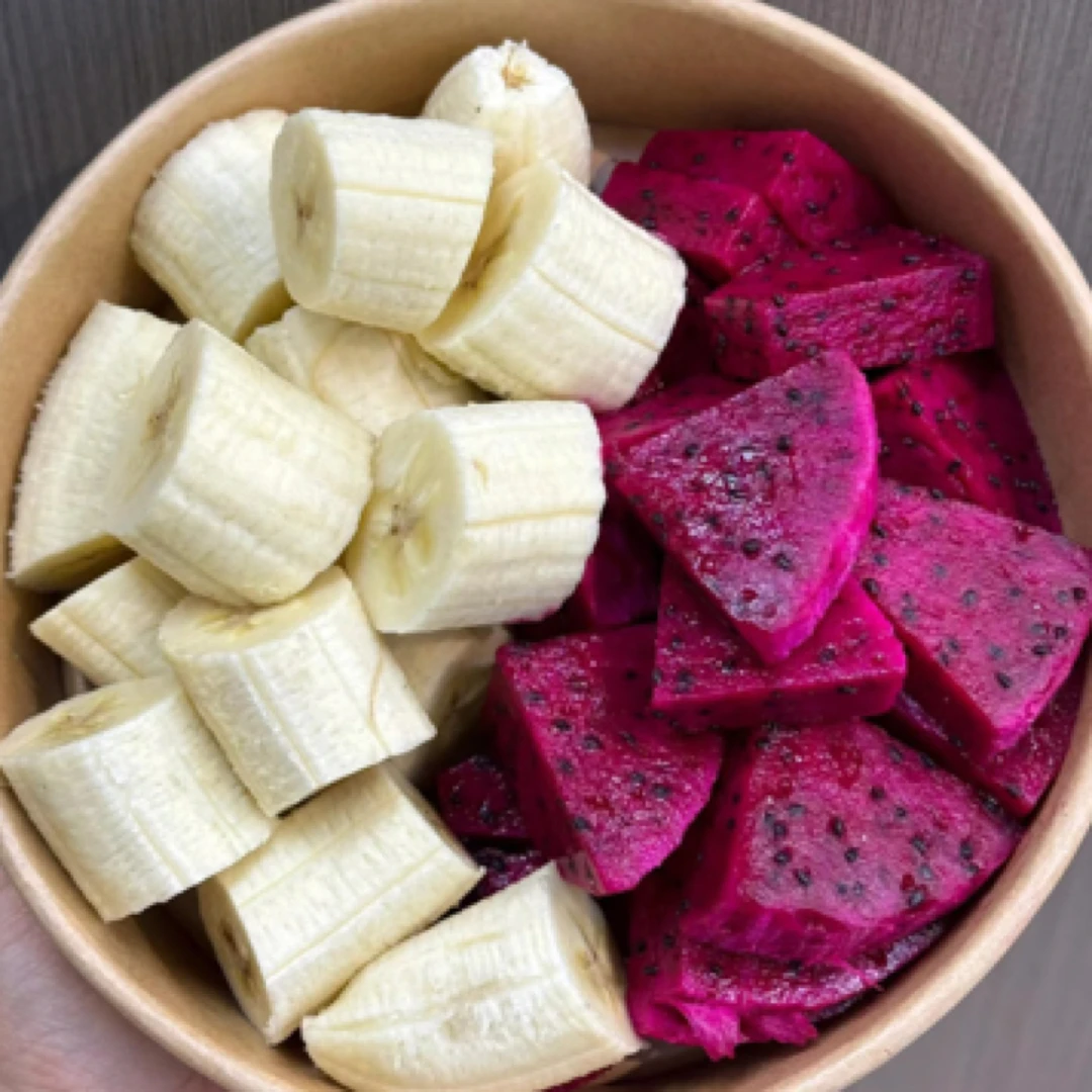 果切火龙果➕香蕉 双拼 切盒（约300克）