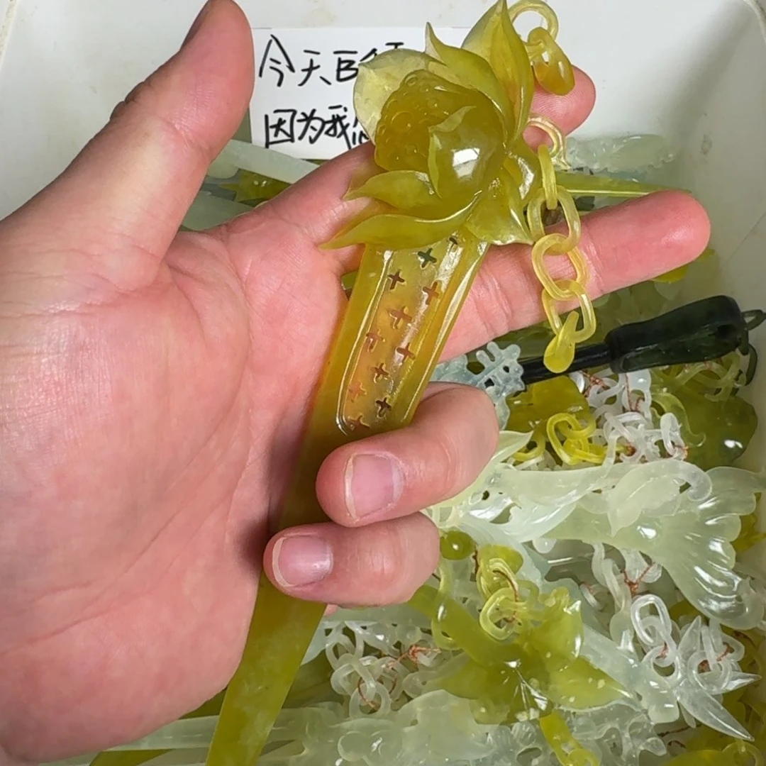 岫玉发饰未镶嵌明君玉簪贼拉好看