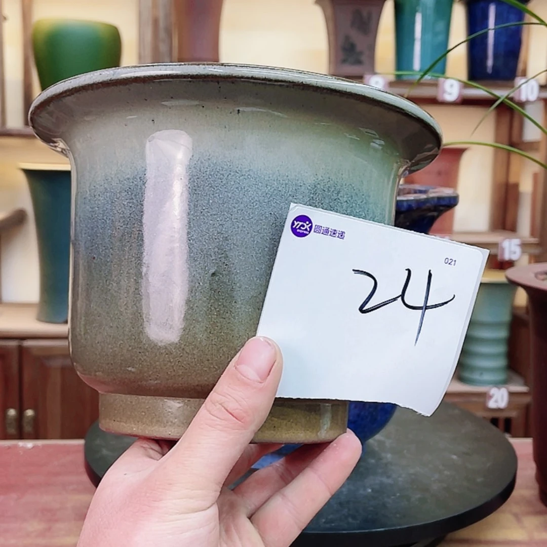 【闪购商品】紫砂花盆厚*兰花455585588866885488