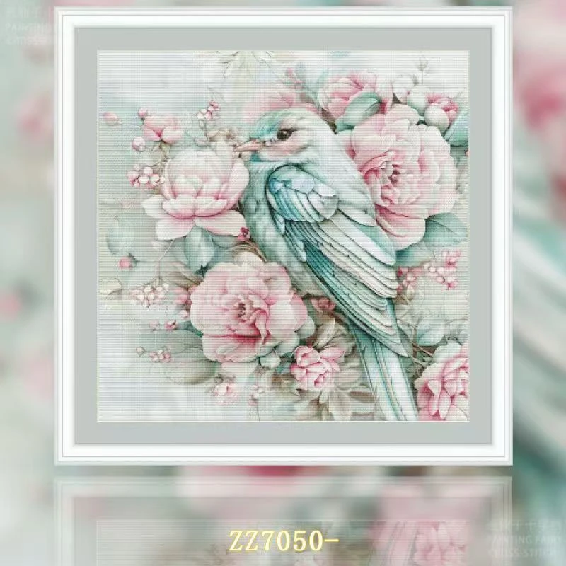 【ZZ7050-芙蓉春色】十字绣2025新款小件线绣客厅餐厅新手款简约