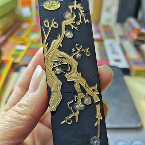 日本回流老墨一锭二两超顶漆烟