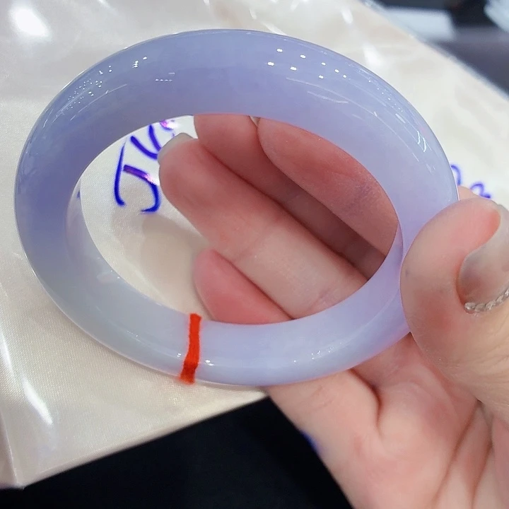 天****翡翠未镶嵌手镯手镯54.5圈口