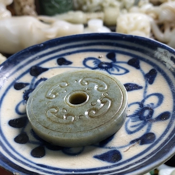 工艺品瓷盘内挂坠