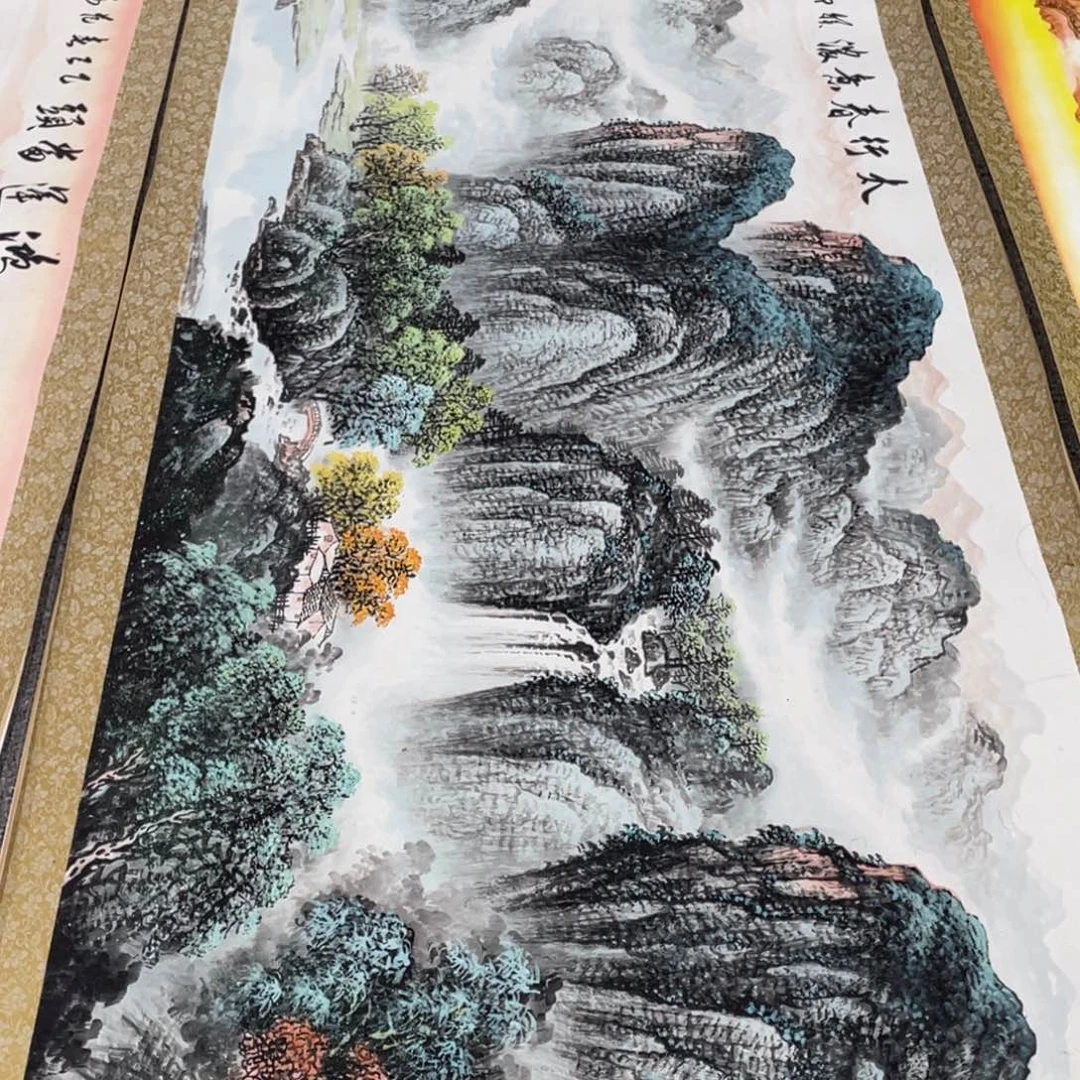 国画老师手笔手绘作品n