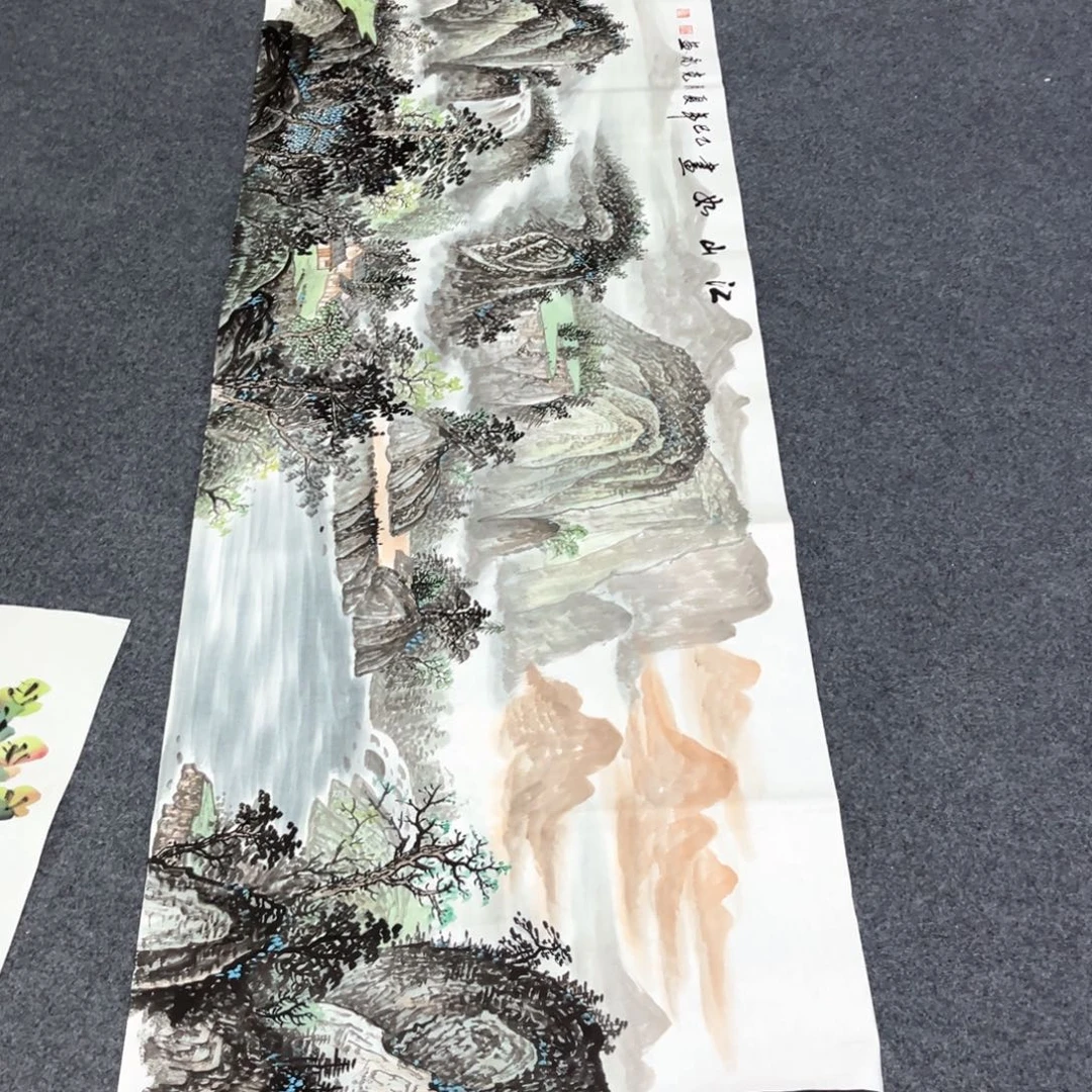 国画国画作品老师手绘