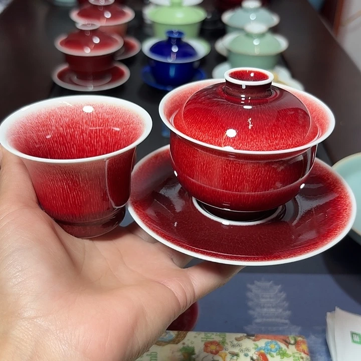 T***n陶瓷景德镇高温陶瓷盖碗