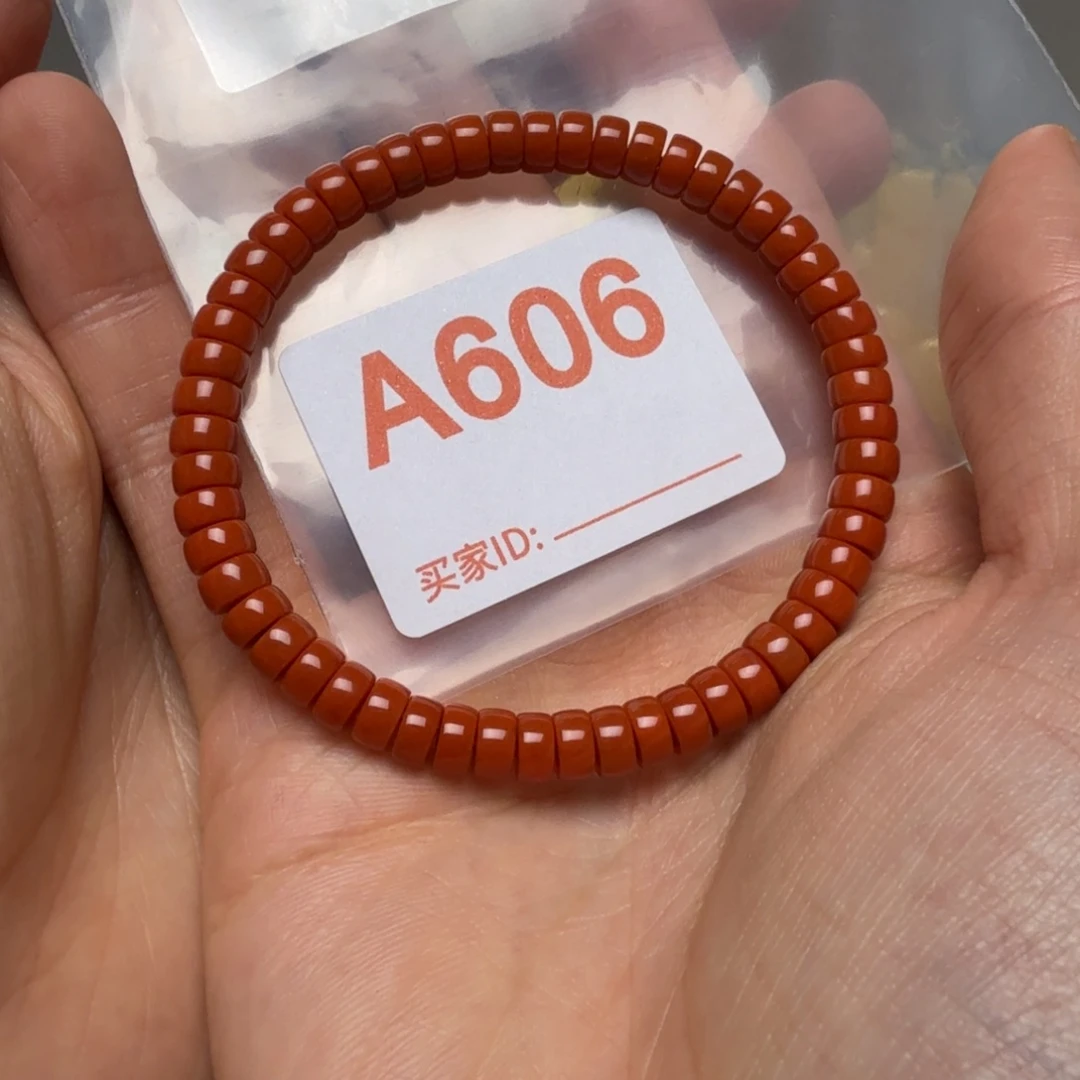 露***露南红玛瑙未镶嵌手链南红玛瑙手串6mm