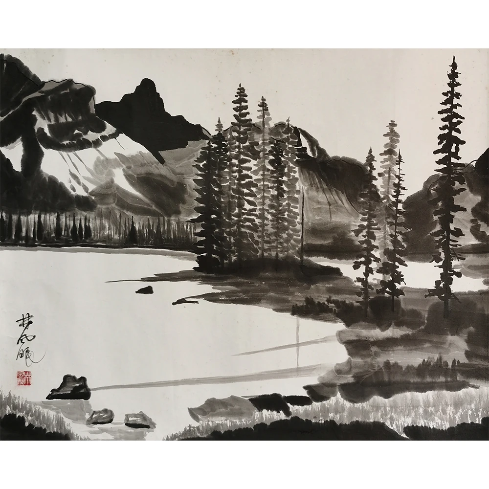 林老师-山水画作
