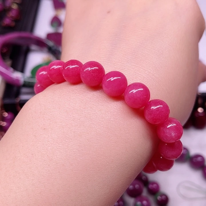 红宝石蔷薇手串卡10未镶嵌