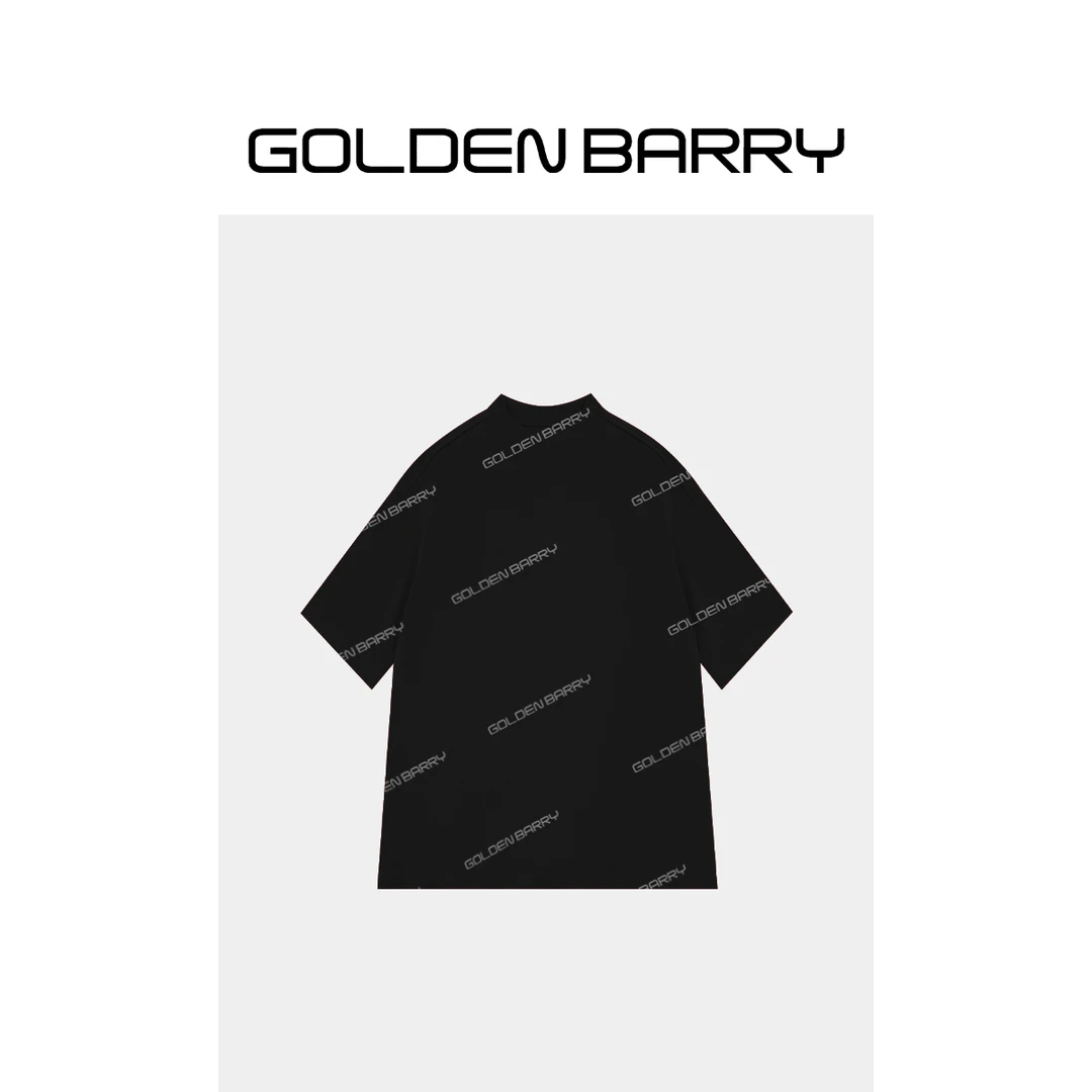 GOLDENBARRY|201962半高领直角肩显瘦T恤