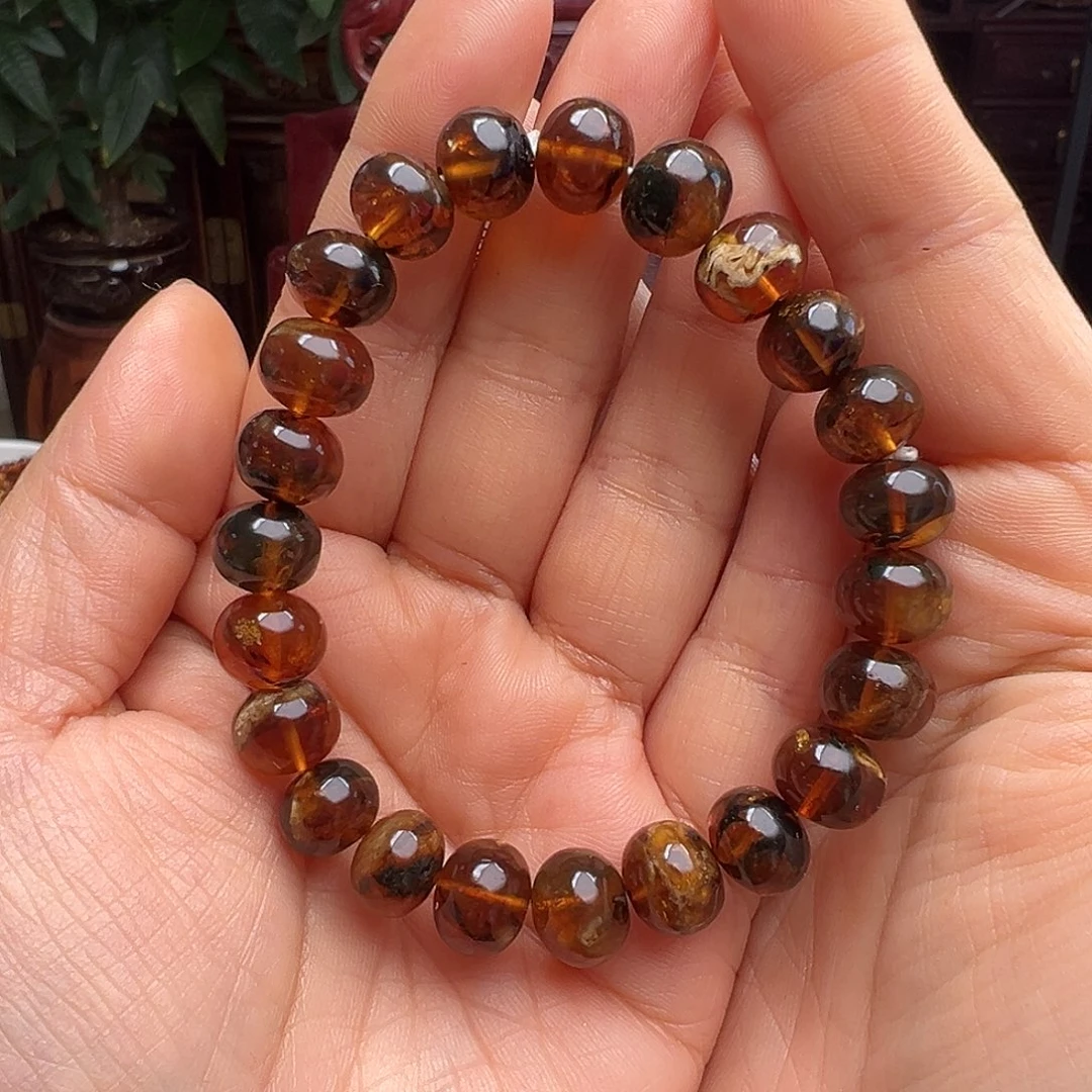 琥珀未镶嵌裸石抚顺琥珀10352十