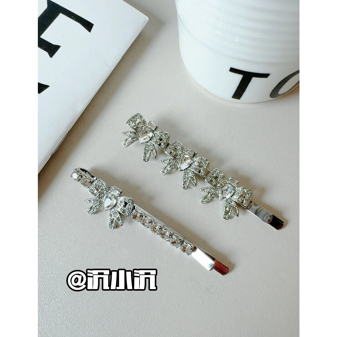 【M蝴蝶结套装】满镶奢华重工张元英同款发夹M04