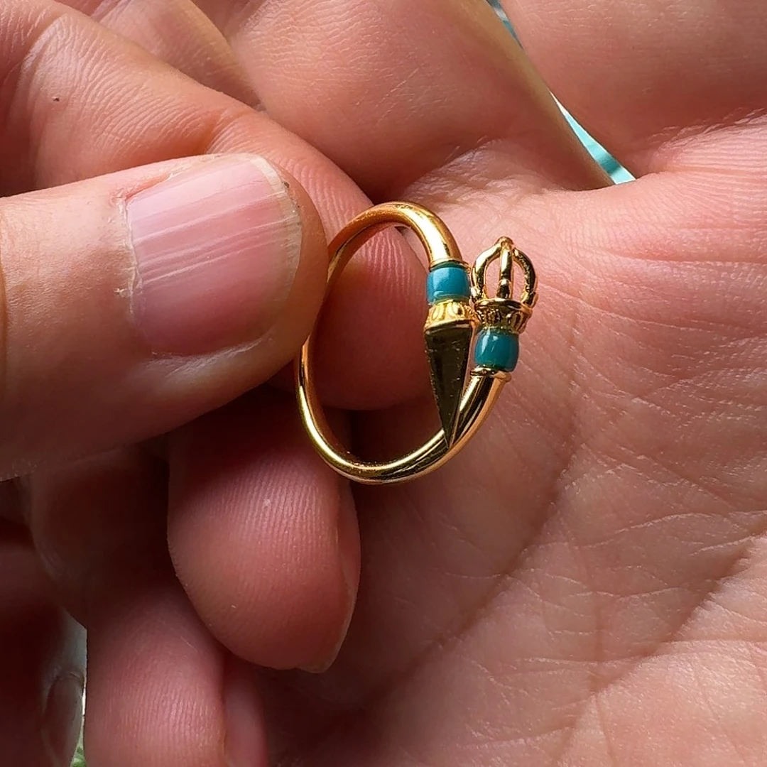 银S925镀金镶嵌绿松石珠宝奇石重**生