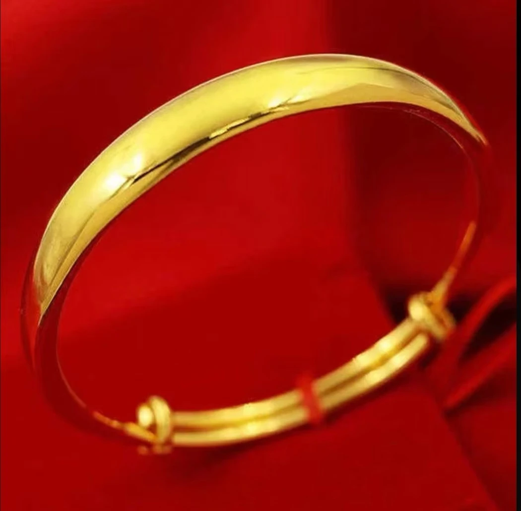 【抖音好物】 {专柜同款}时尚精致百搭气质轻奢光面推拉手镯