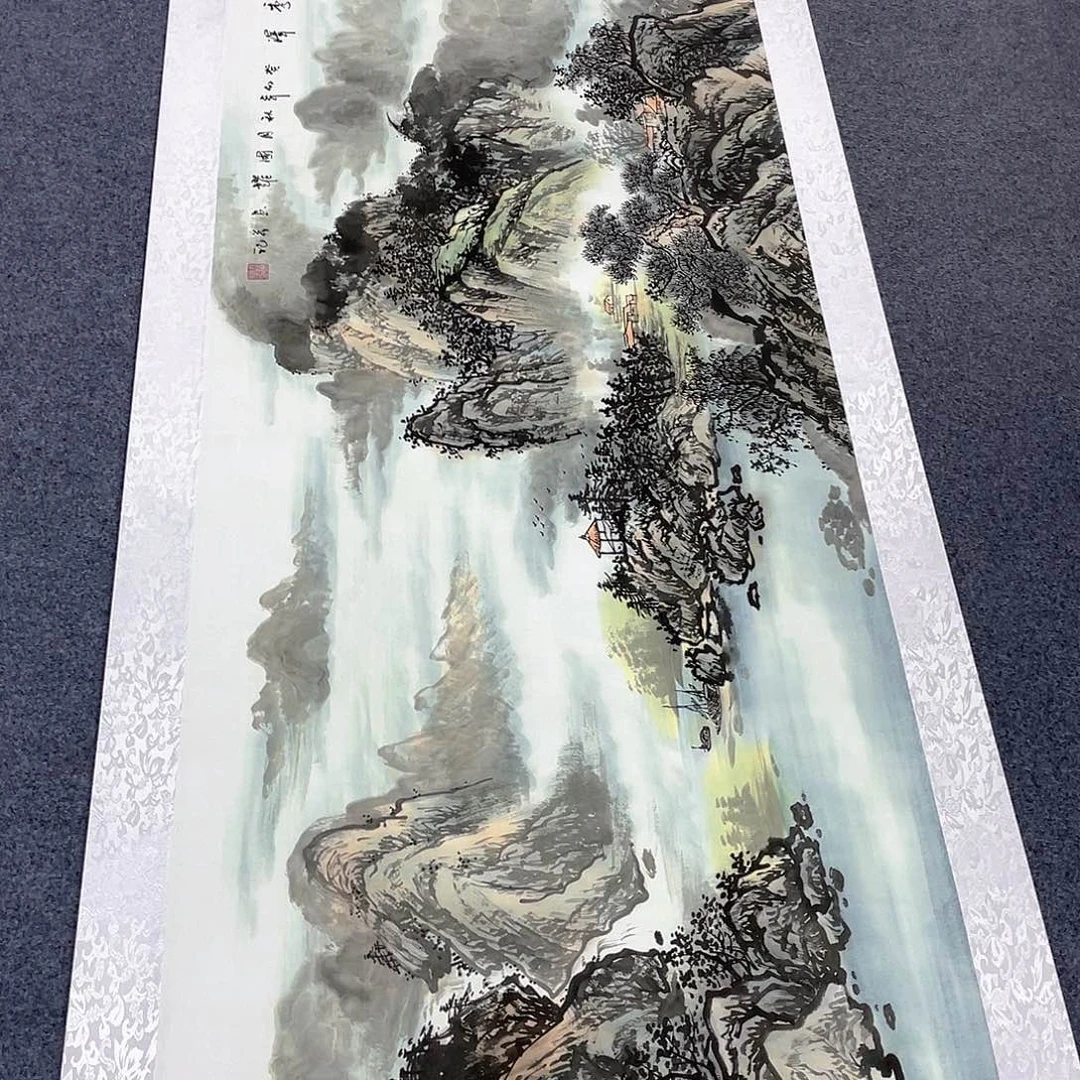 国画作品小姐姐放漏…