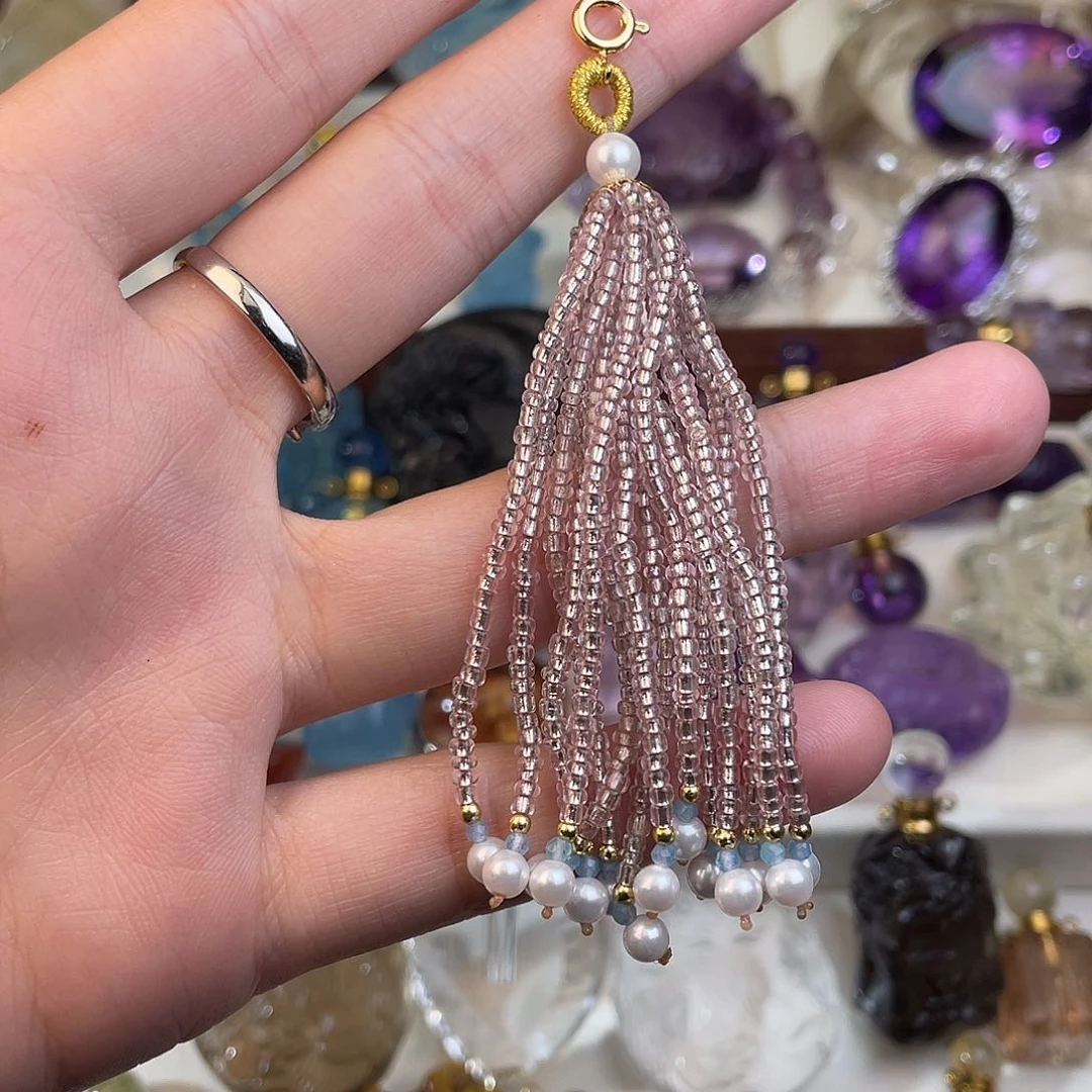 紫晶颈饰未镶嵌天然水晶吊坠862