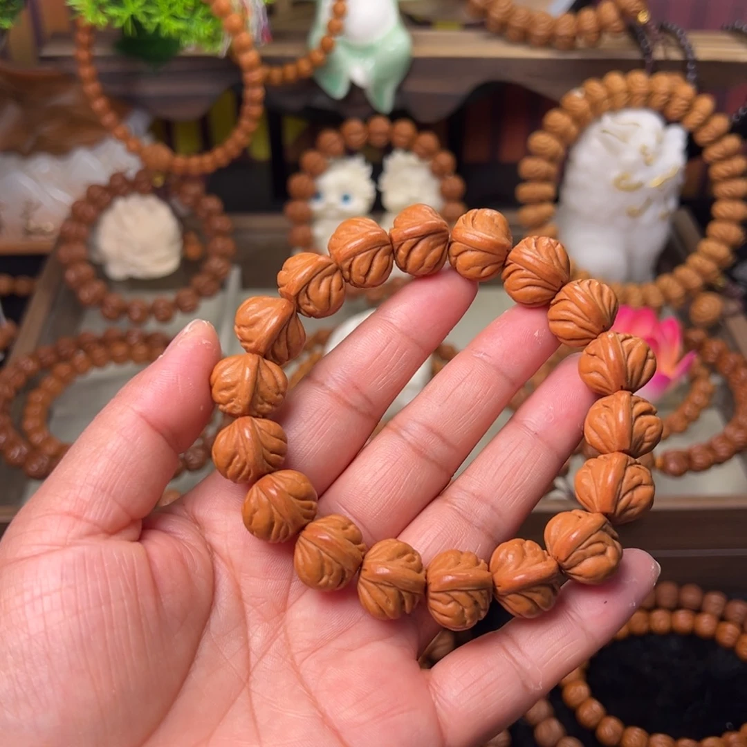 桃核手串玉脊龙手串16