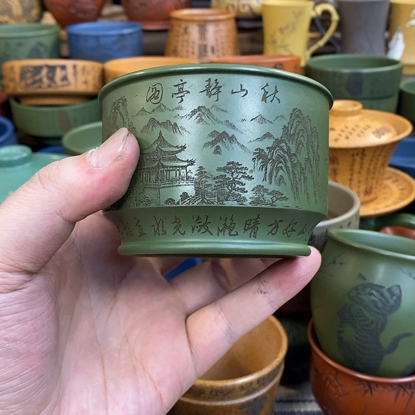 【闪购商品】紫砂杯子宜兴全手工紫砂杯