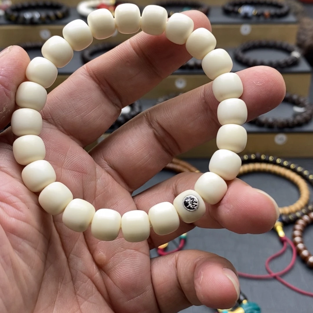 白玉菩提手串老型10❌9银标款