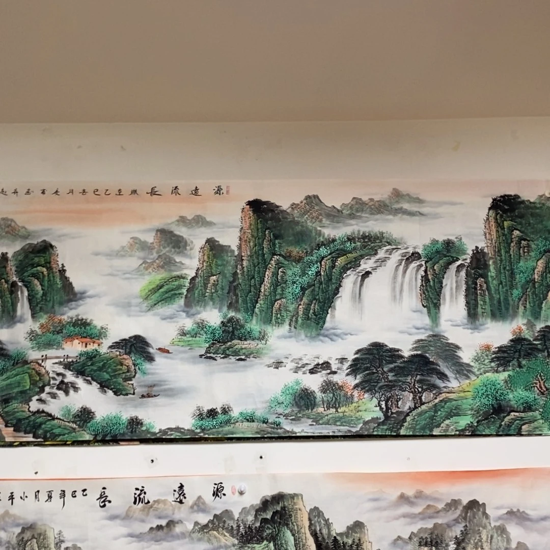 国画用****62.4米长的源远流长